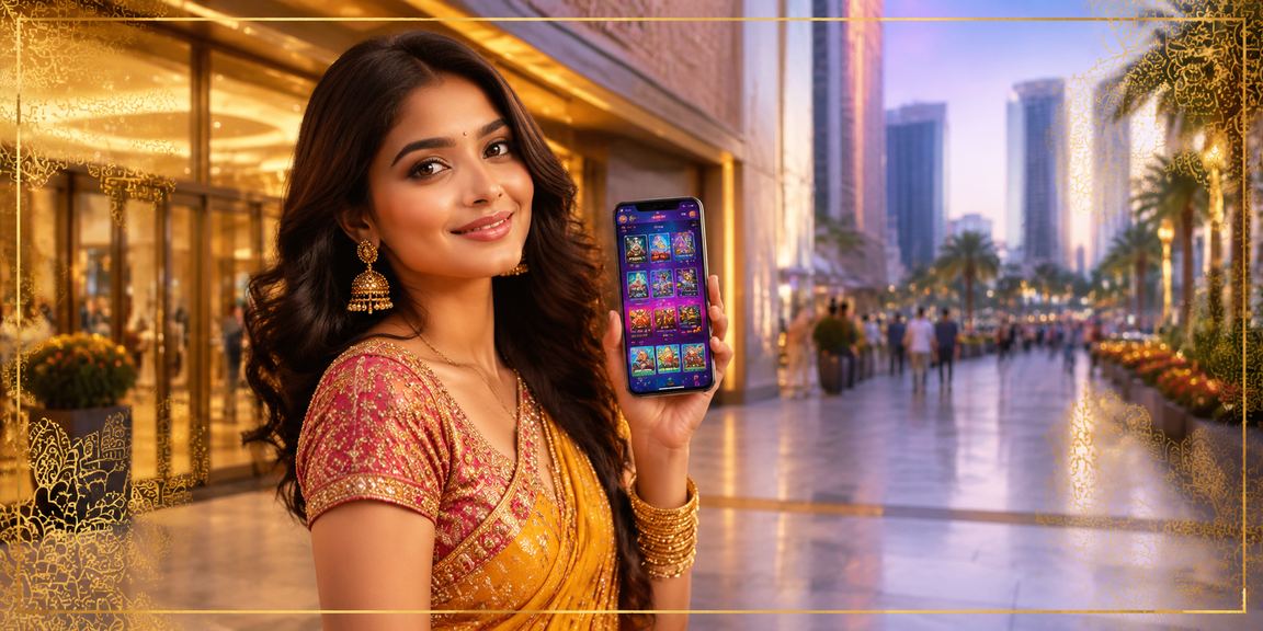 Indian user making payment through mobile banking app